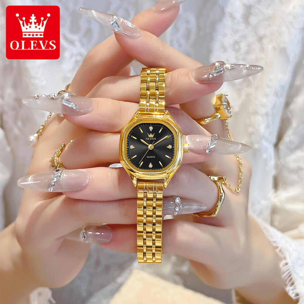 Fashion Mens Watches - OLEVS 5888 Ladies Watches Gold Original
