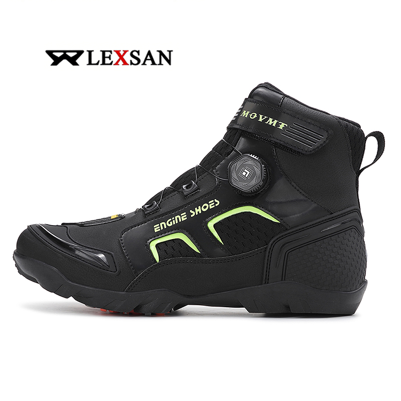 Fashion Men'S Boots - Lexsan Motorcycle Boots Men Leather Motos