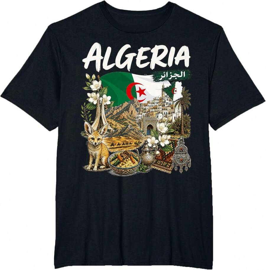 Men'S Fashion Outfit Ideas - Algerian Flag Heritage Outfit Idea For