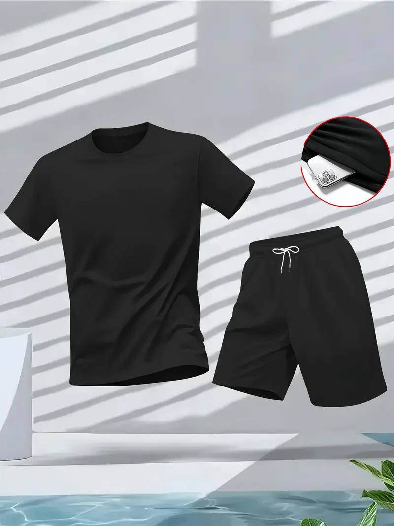 Mens Fashion Workwear - Men's Suit 2pcs Set Fashion Leisure