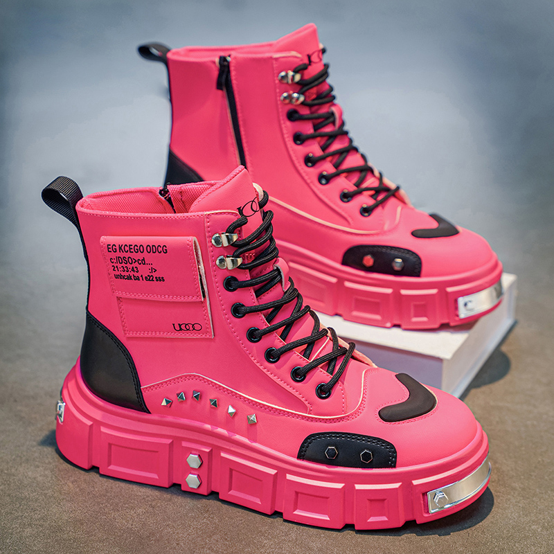 Fashion Men'S Boots - Comfortable and Breathable Men's High-Top Boots,
