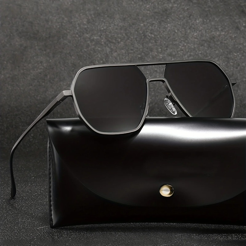 Men'S Fashion Old Money - Vintage Polarized Sunglasses Men Fashion Black