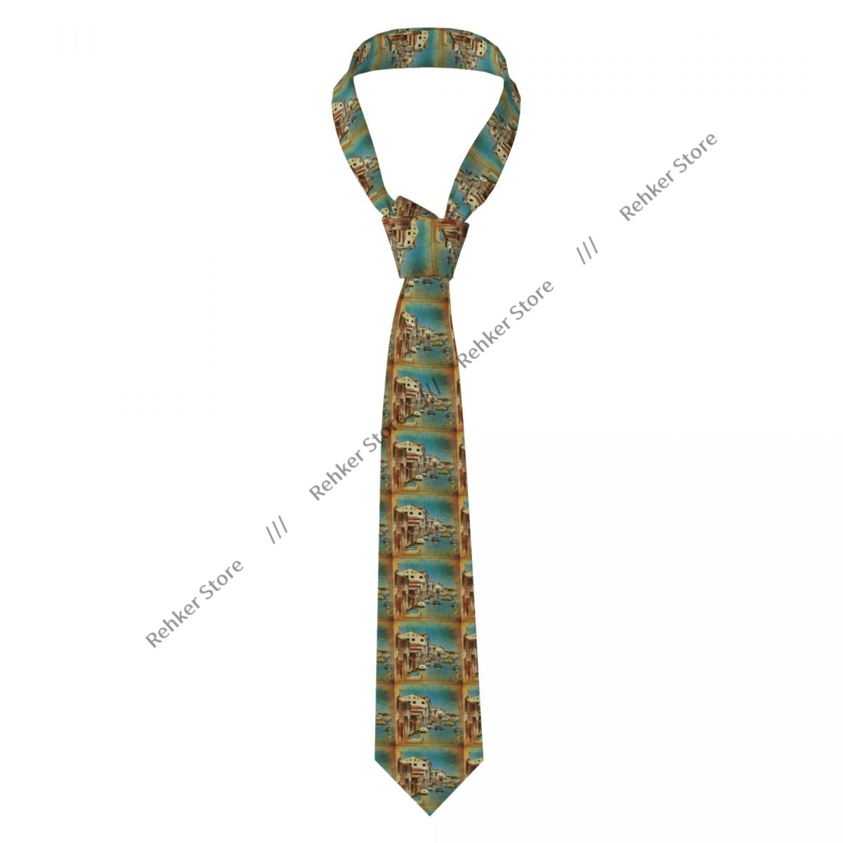 Men'S Fashion Venice Italy - Formal Skinny Neckties Classic Men's Beautiful