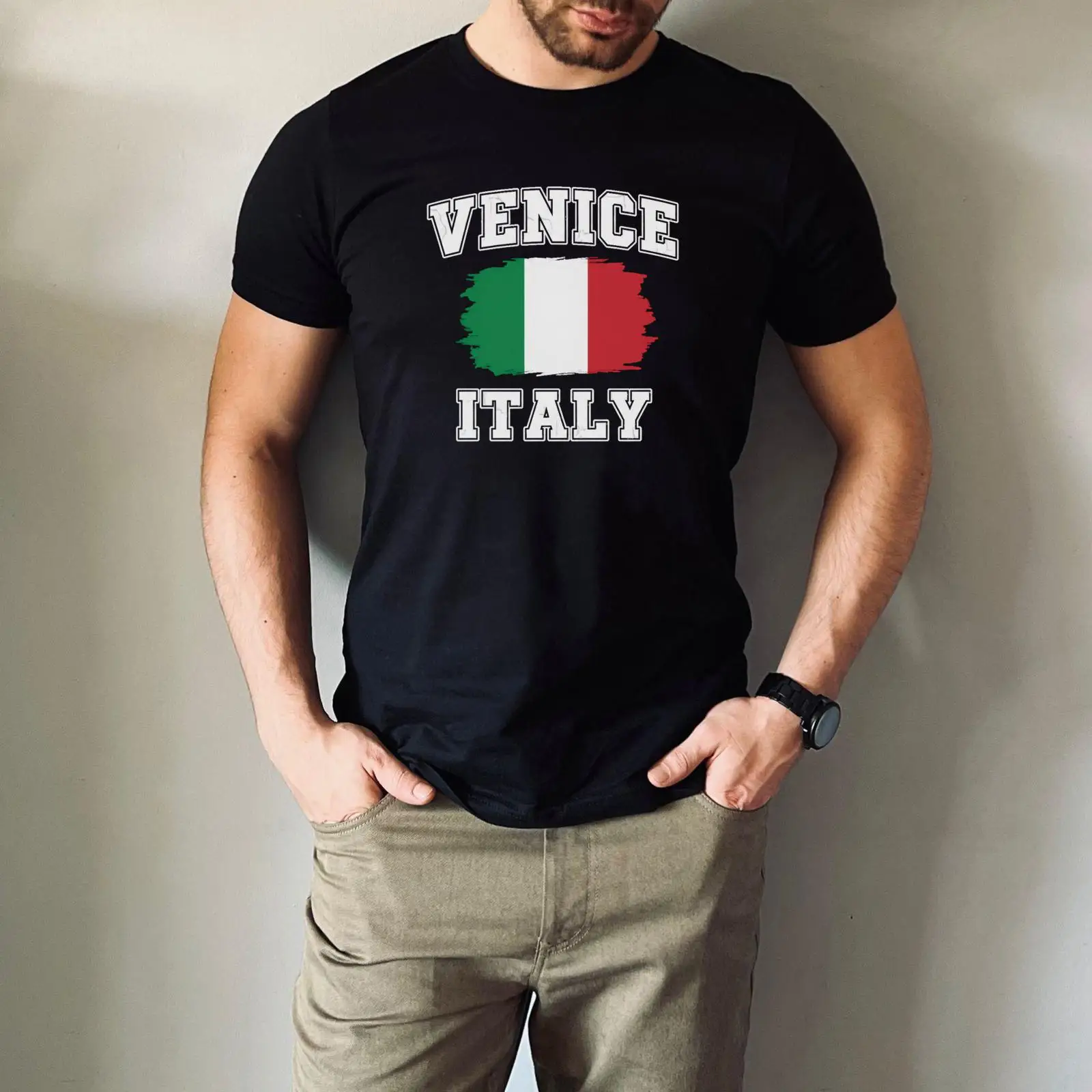 Men'S Fashion Venice Italy - Venice Italy T Shirt Italian Flag
