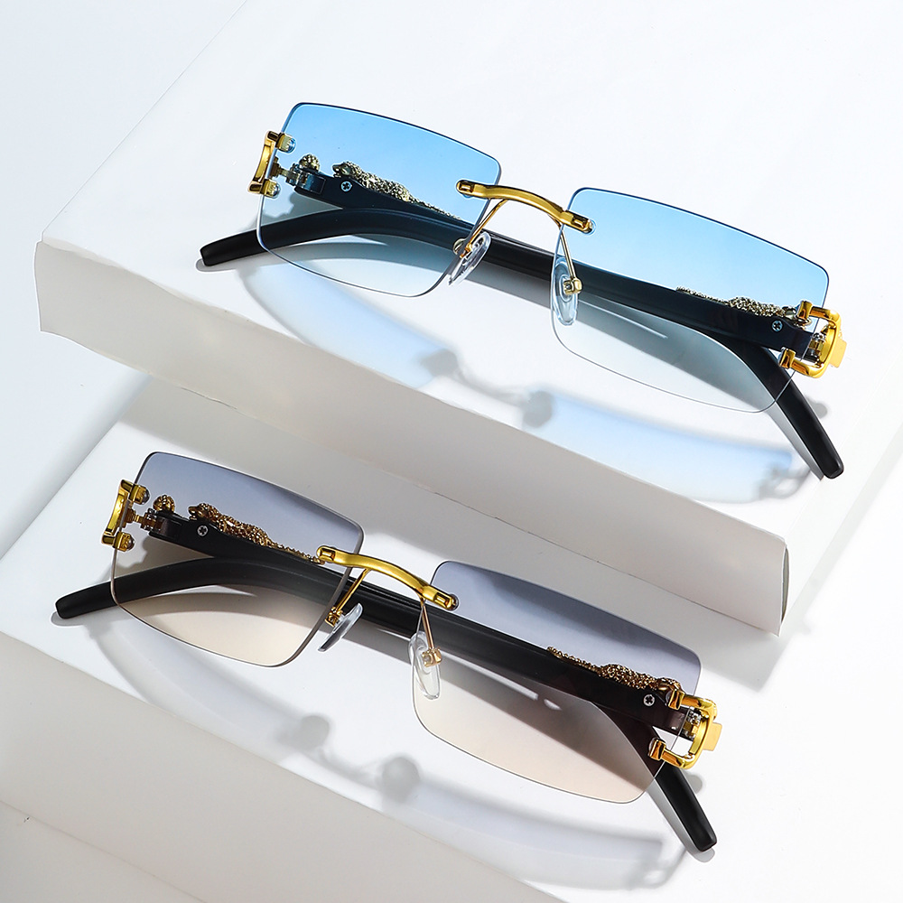 Men'S Fashion Old Money - 1PCS Fashion Vintage Rimless Sunglasses Women