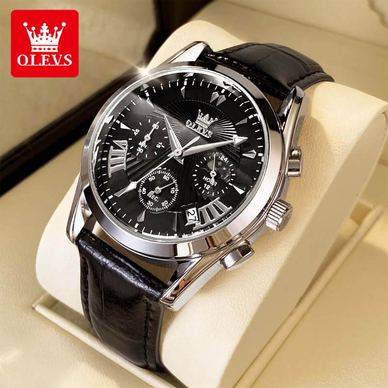 Fashion Mens Watches - OLEVS casual fashion men's watches Moon