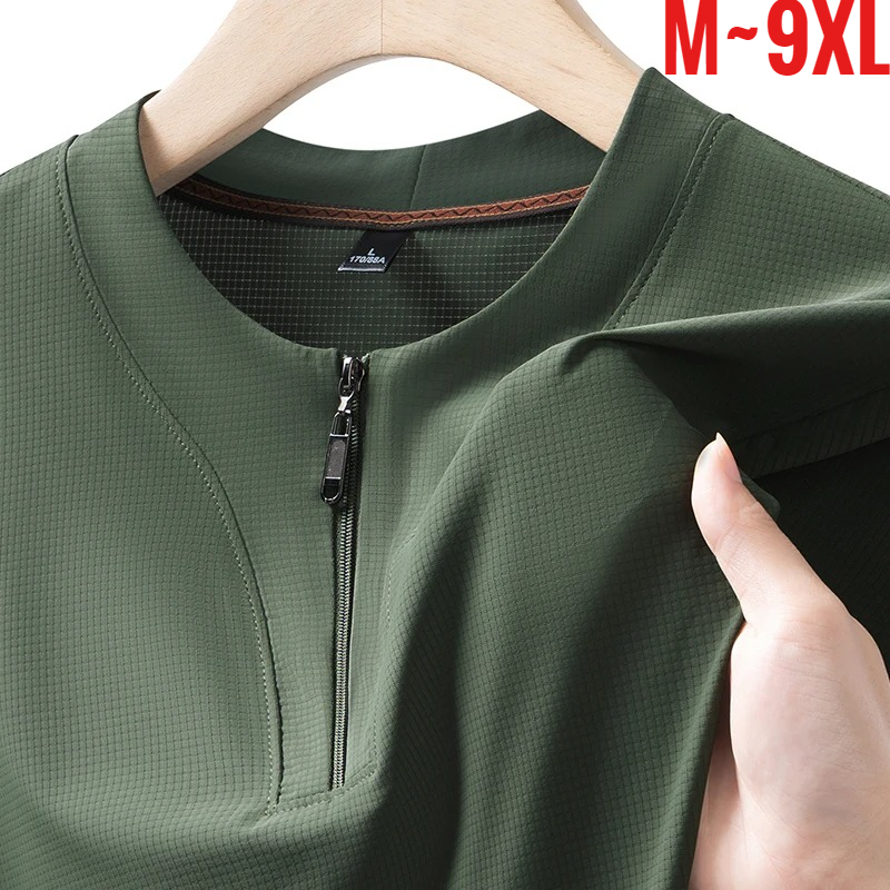 Men'S Fashion 2025 - Big Size 9XL Men's Ice Silk