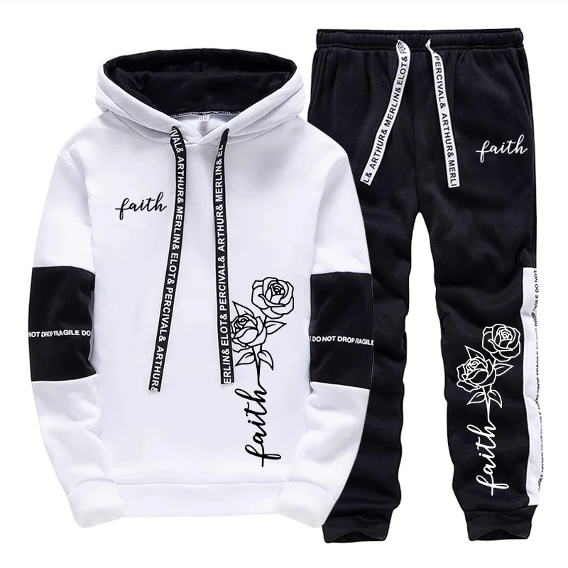 Men'S Fashion Outfits - Men/women Daily Casual Sports Hooded Outfit