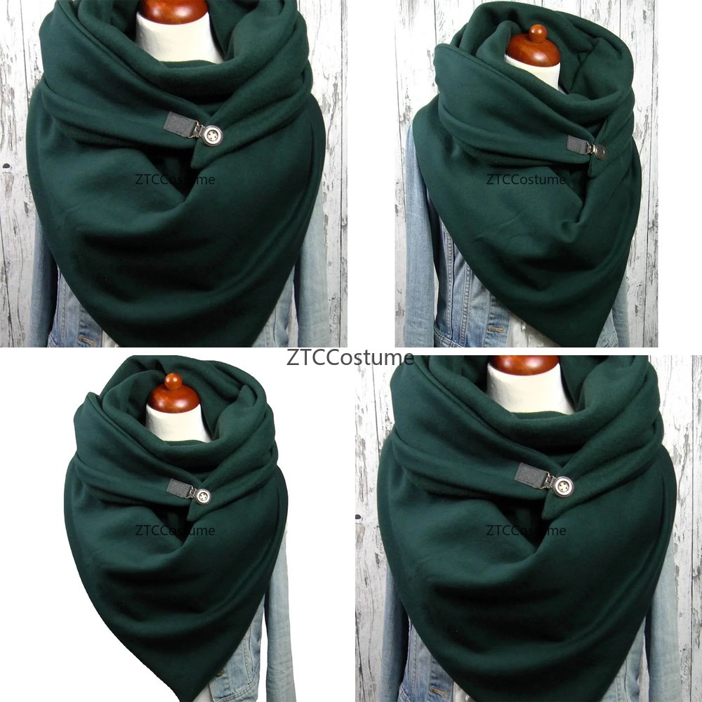 Mens Fashion Poncho - Cosplay Unisex Cotton Tube Scarf Winter