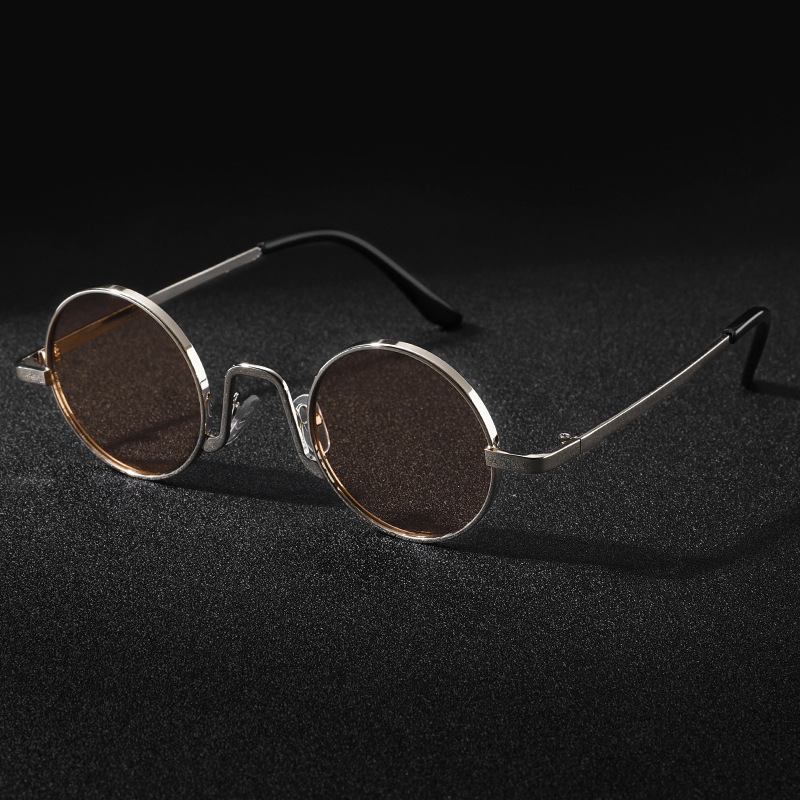 Men'S Fashion Old Money - Vintage Designer Outdoor Sunglasses Men Round