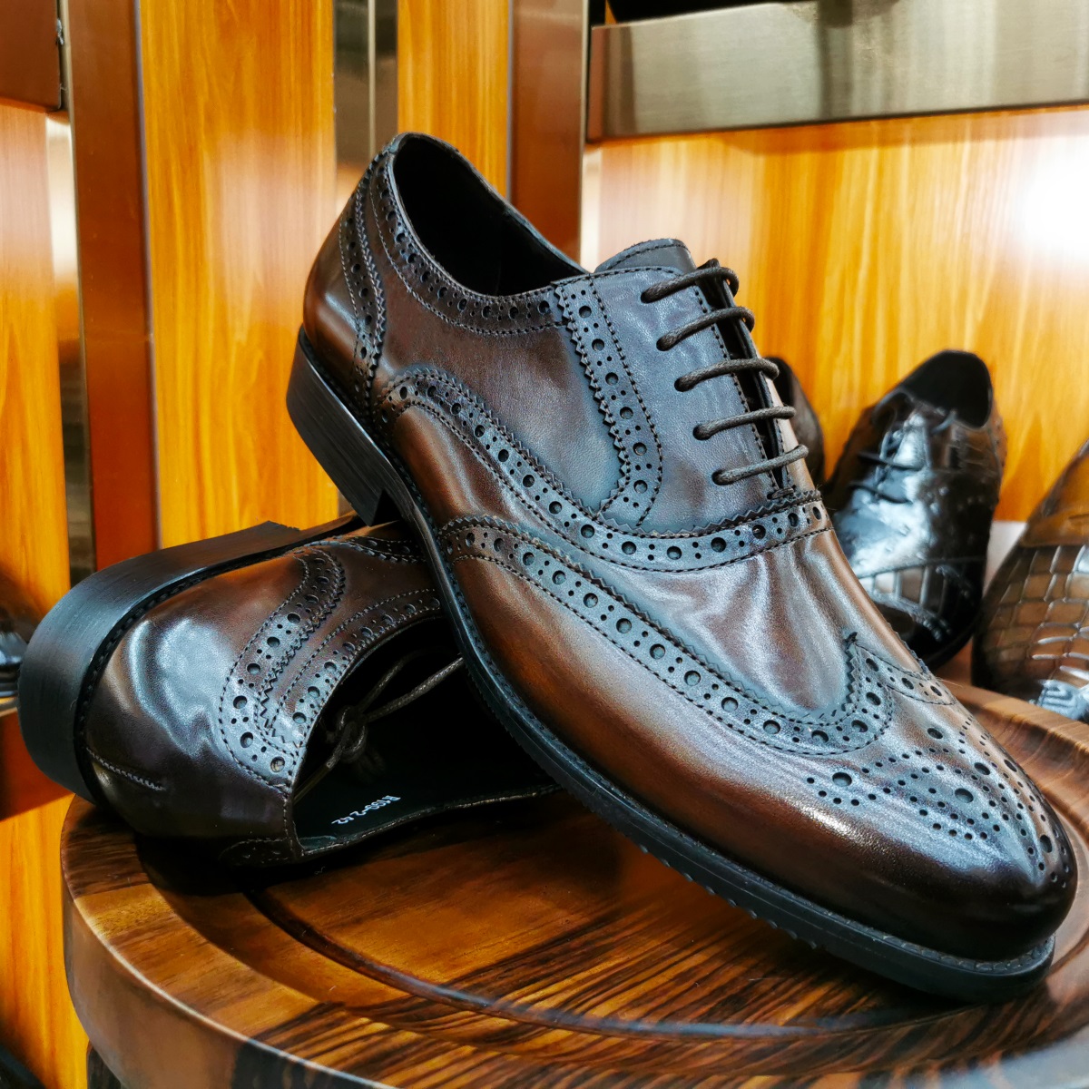 Oxford Shoes Brogue - Luxury Men's Dress Shoes Genuine Leather