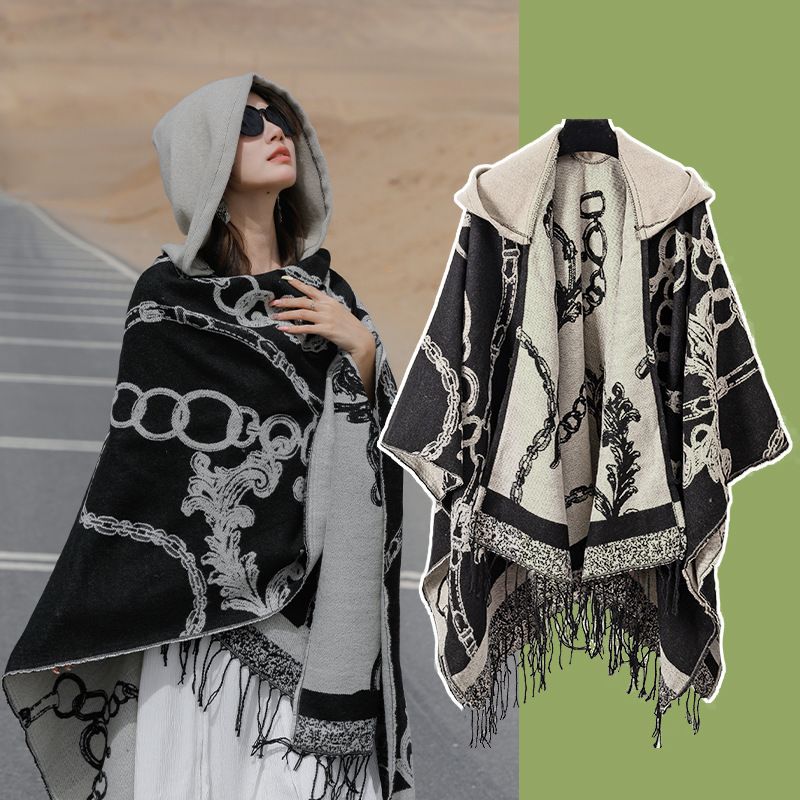 Mens Fashion Poncho - 2026 Women Coat Cape Coat Men