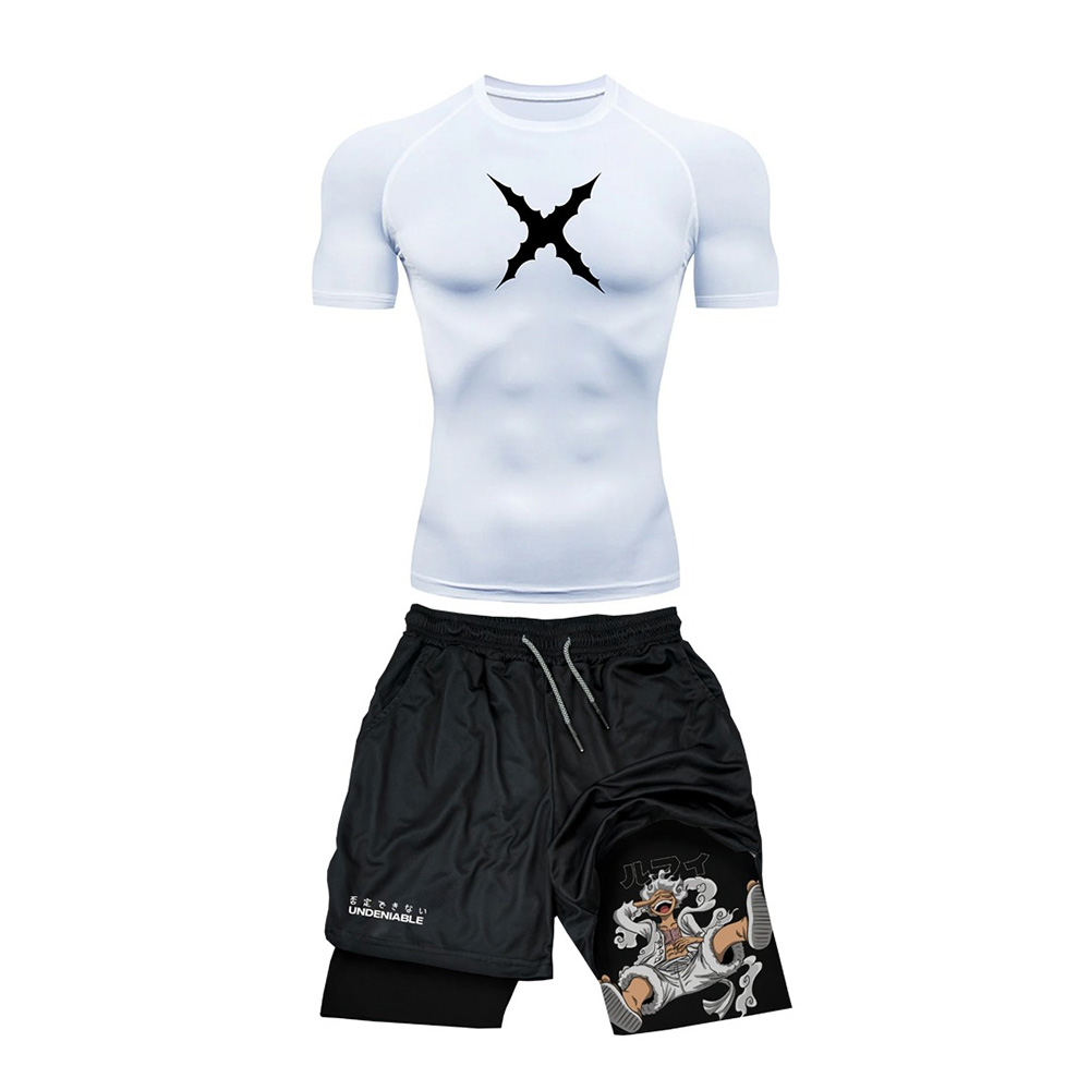 Men'S Fashion 2025 - Summer New ONE PIECE Luffy Tight