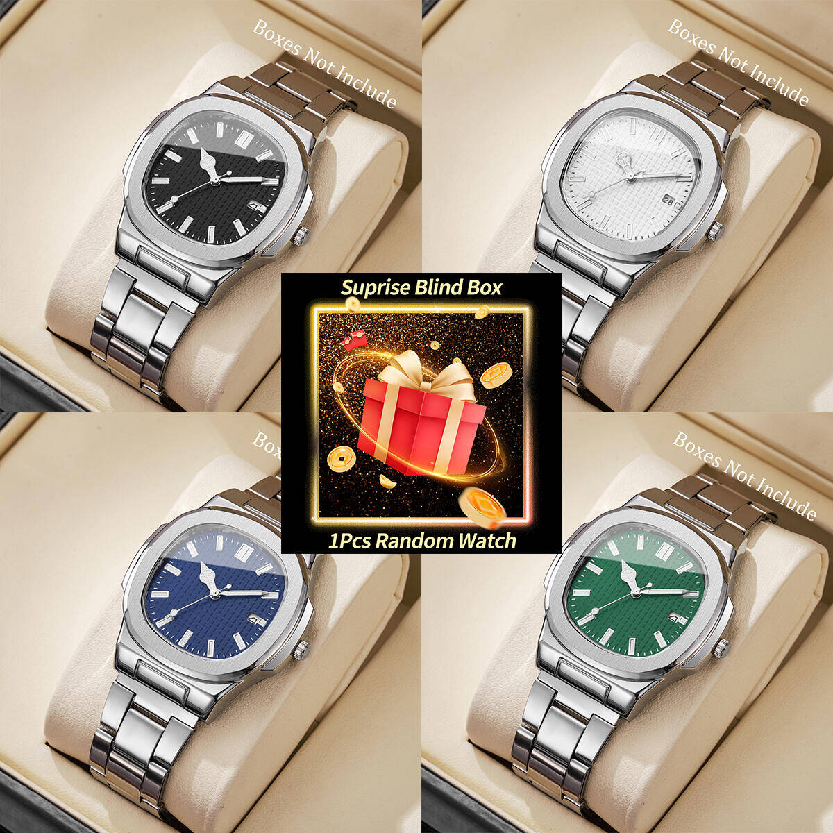 Fashion Mens Watches - 1PC Surprise Mystery Watch Blind Box-Fashion