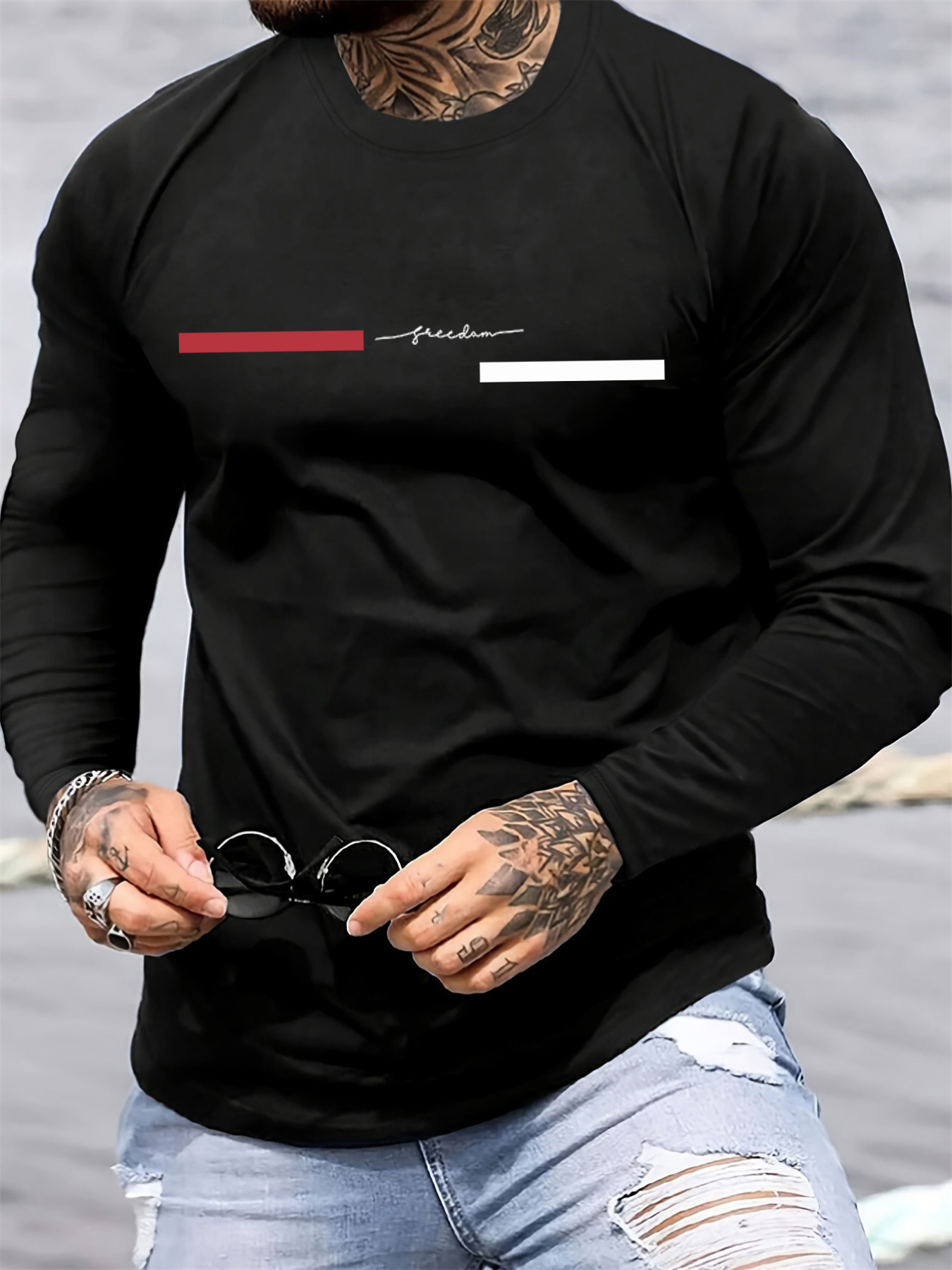 100% pure cotton men's long sl - Men'S Fashion 2025 评论和价格
