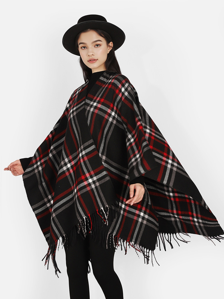 Winter Women Men Scarf Layers  - Mens Fashion Poncho 评论和价格