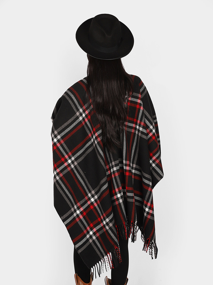 Winter Women Men Scarf Layers  - Mens Fashion Poncho 评论和价格
