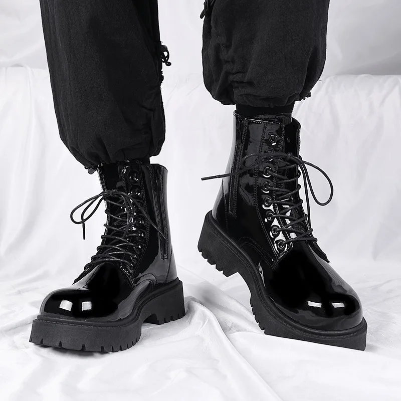 Men's High Top Boots High Qual - Fashion Men'S Boots 评论和价格
