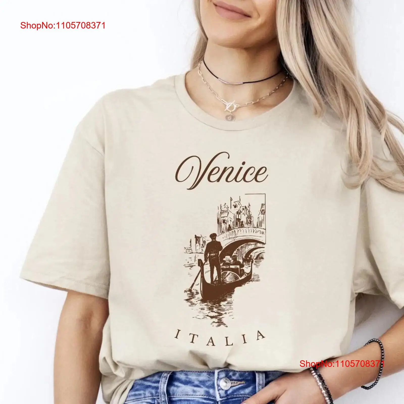 Venice Italia Gondola T Shirt  - Men'S Fashion Venice Italy 评论和价格