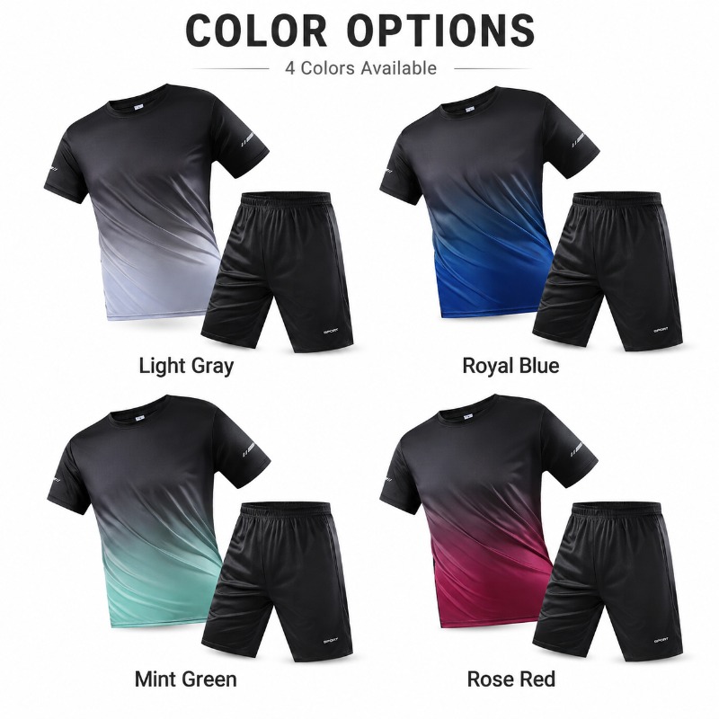 Men Quick Dry Sportswear Set 2 - Men'S Fashion 2025 评论和价格