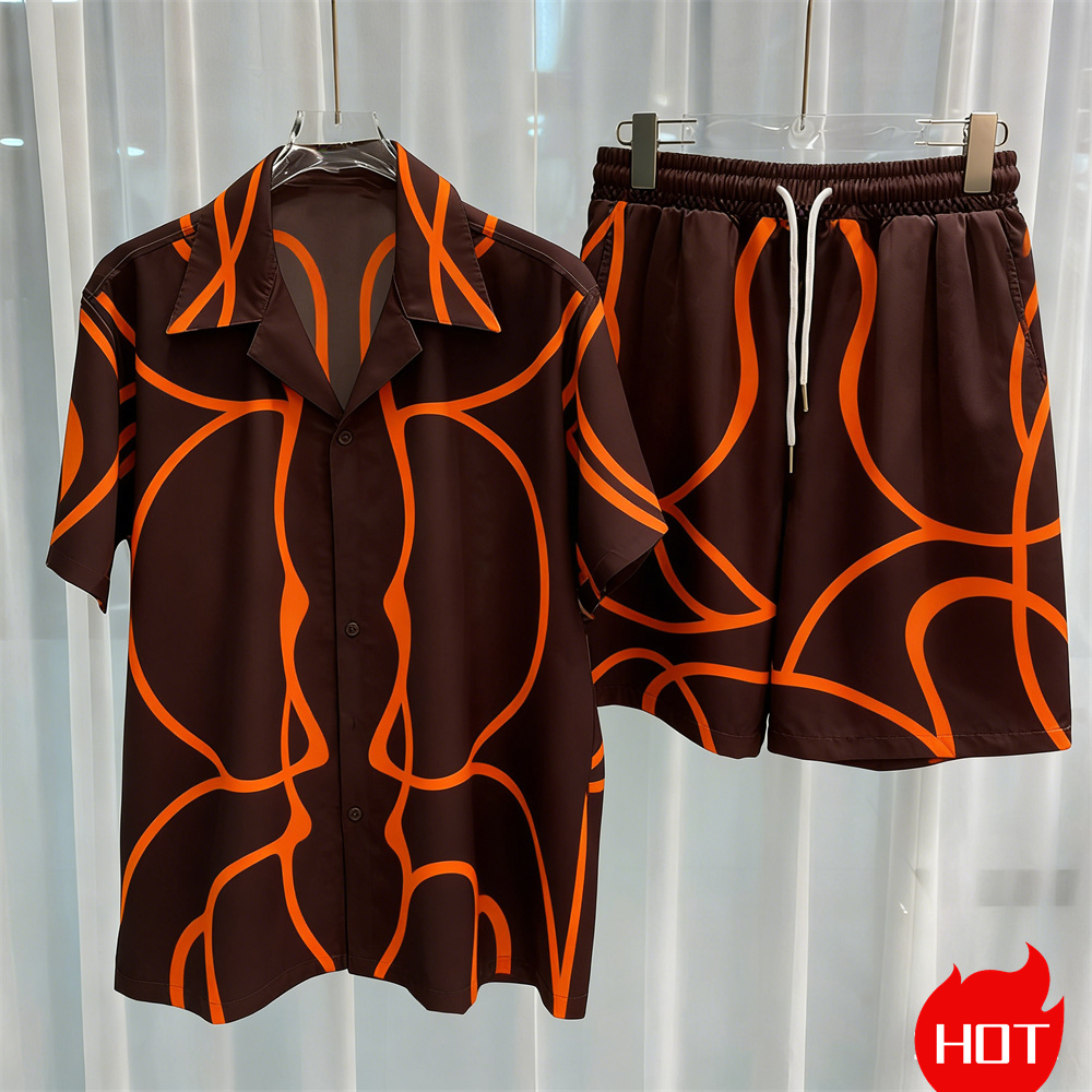 Digital printed men's set fash - Mens Fashion Workwear 评论和价格