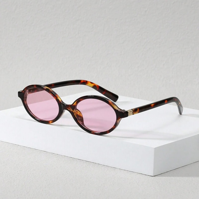 Vintage Oval Sunglasses Women  - Men'S Fashion Old Money 评论和价格