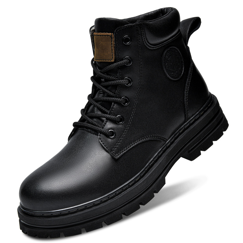 Big Size 49 50 Winter Black Le - Fashion Men'S Boots 评论和价格