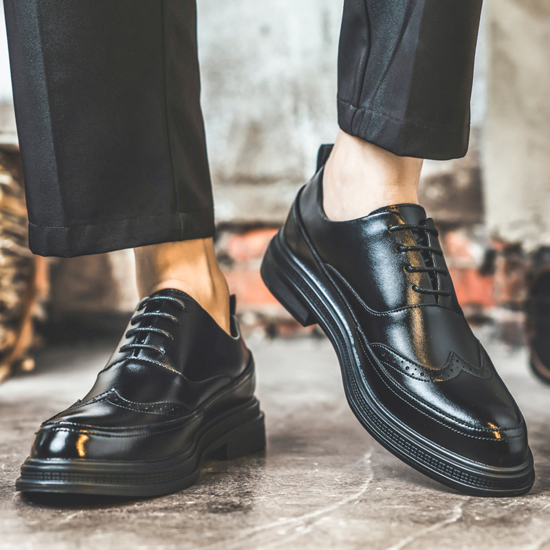 Men's Height Increasing Leathe - Oxford Shoes Brogue 评论和价格
