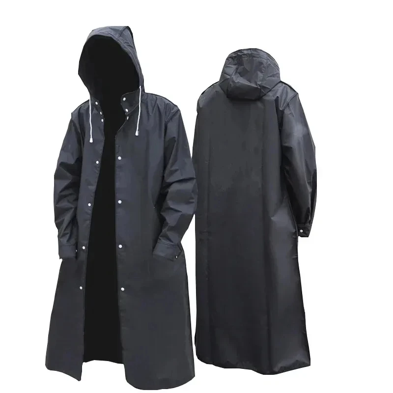 Black Fashion Adult Waterproof - Mens Fashion Poncho 评论和价格