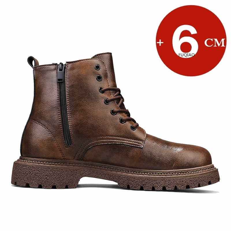 6cm Invisible Height Increasin - Fashion Men'S Boots 评论和价格