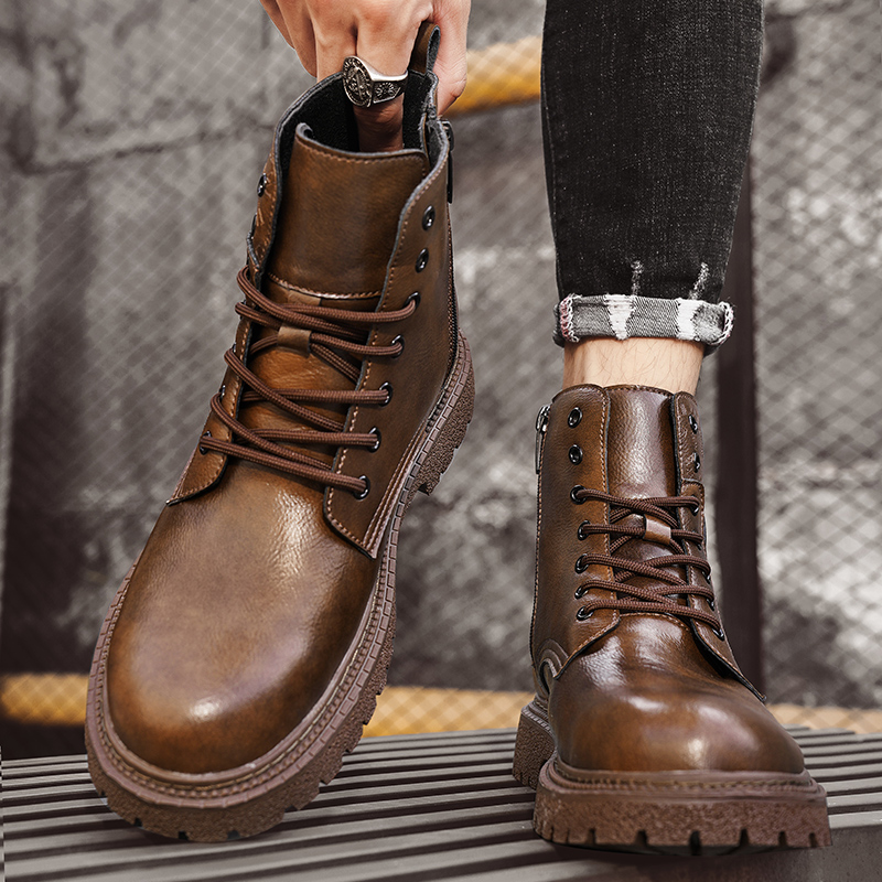 6cm Invisible Height Increasin - Fashion Men'S Boots 评论和价格