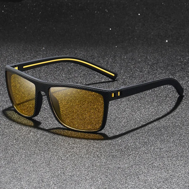 Fashion Vintage Square Yellow  - Men'S Fashion Old Money 评论和价格