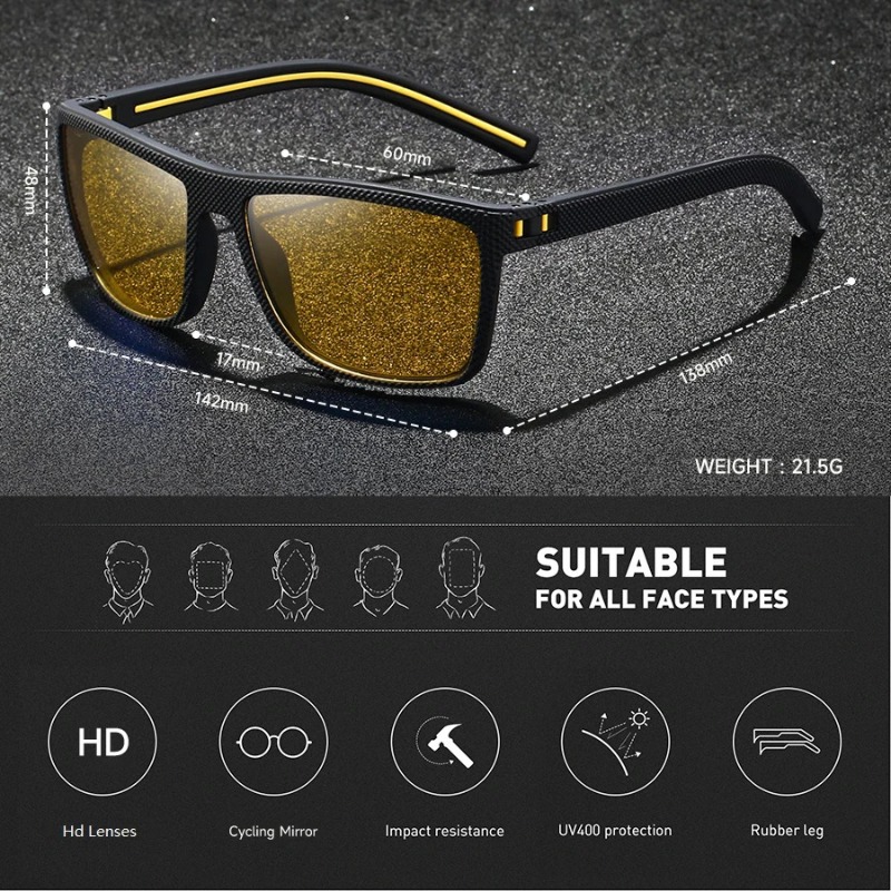 Fashion Vintage Square Yellow  - Men'S Fashion Old Money 评论和价格