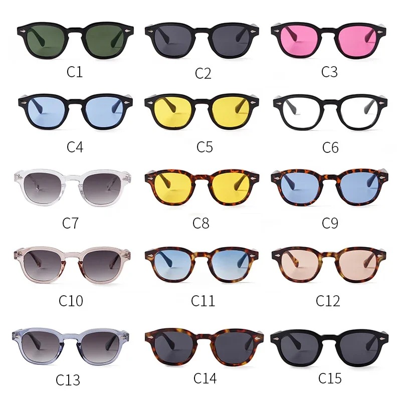 Vintage Round Sunglasses Women - Men'S Fashion Old Money 评论和价格
