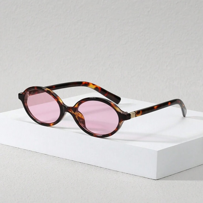 Vintage Oval Sunglasses Women  - Men'S Fashion Old Money 评论和价格