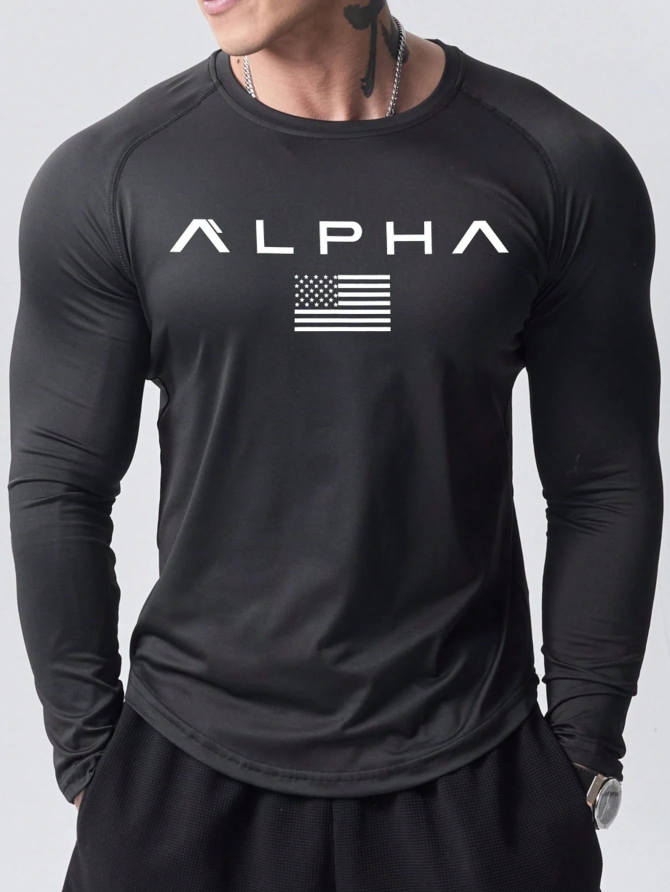 New men's long-sleeved T-shirt - Men'S Fashion 2025 评论和价格