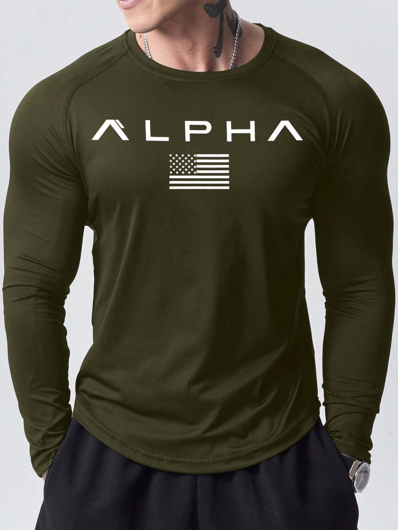 New men's long-sleeved T-shirt - Men'S Fashion 2025 评论和价格