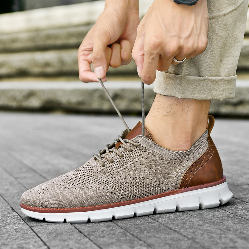 Men Casual Shoes Classic Breat - Oxford Shoes Brogue 评论和价格