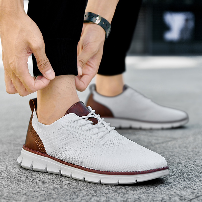 Men Casual Shoes Classic Breat - Oxford Shoes Brogue 评论和价格