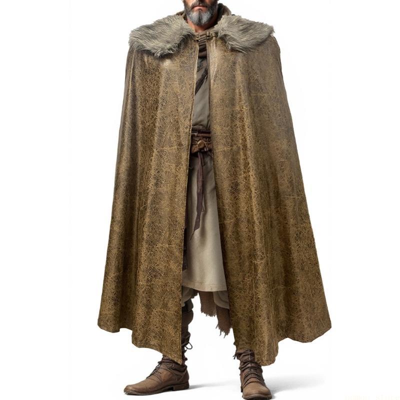 31BF Antique Medieval Knight C - Mens Fashion Poncho 评论和价格