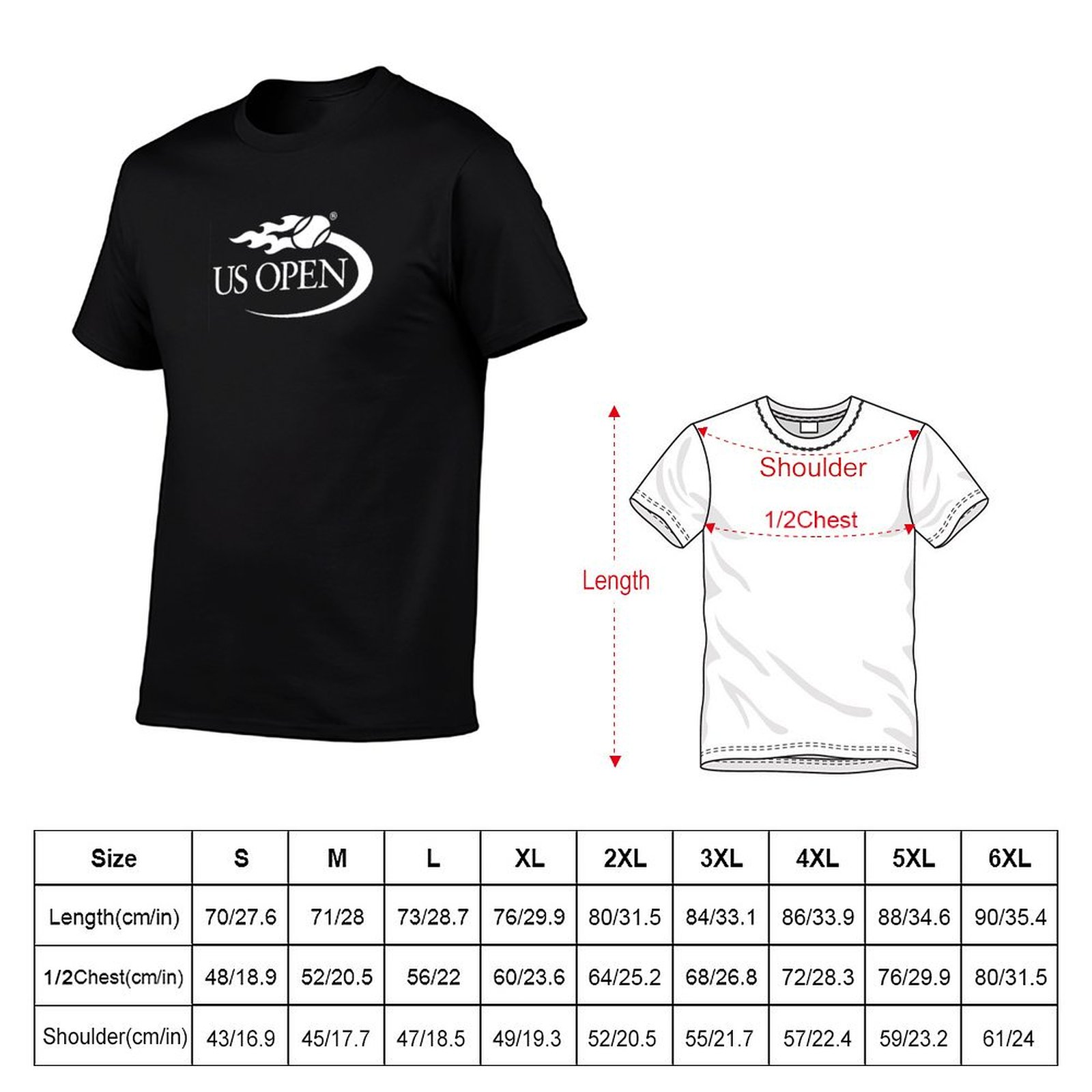 nyc us open 2017 tennis T-Shir - Men'S Fashion Nyc 评论和价格