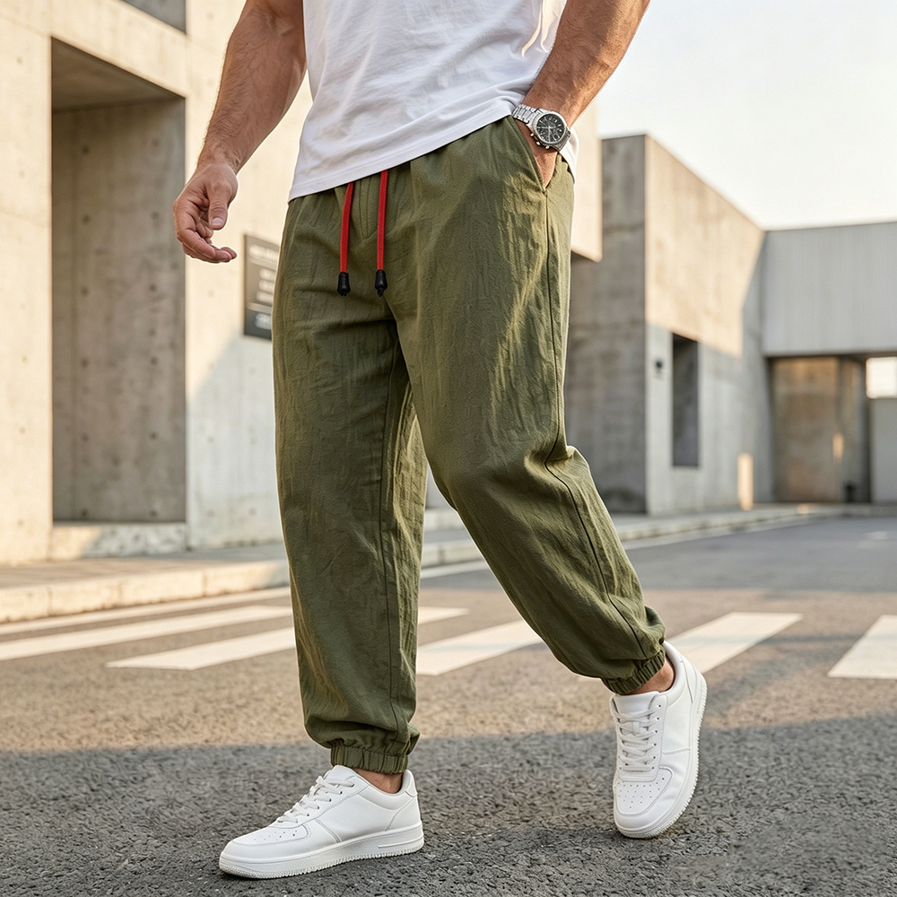 Men's Casual Harem Pants Loose - Men Fashion King 评论和价格