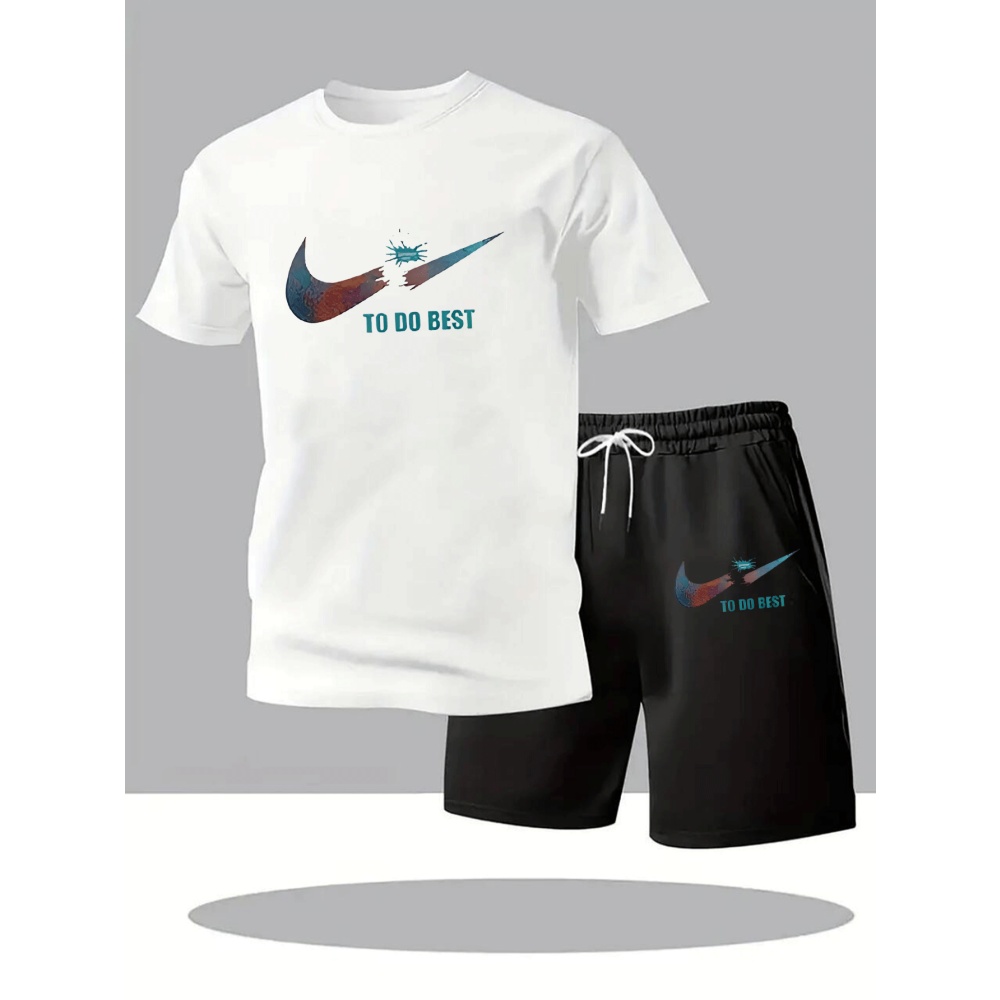 New Summer Sportswear Men's Su - Mens Fashion Workwear 评论和价格