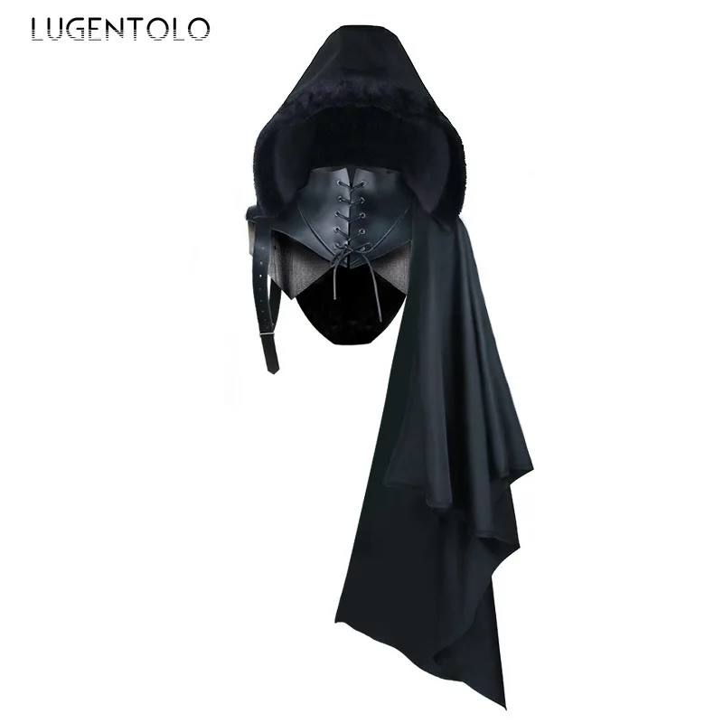 Men Medieval Hooded Ponchos Sh - Mens Fashion Poncho 评论和价格