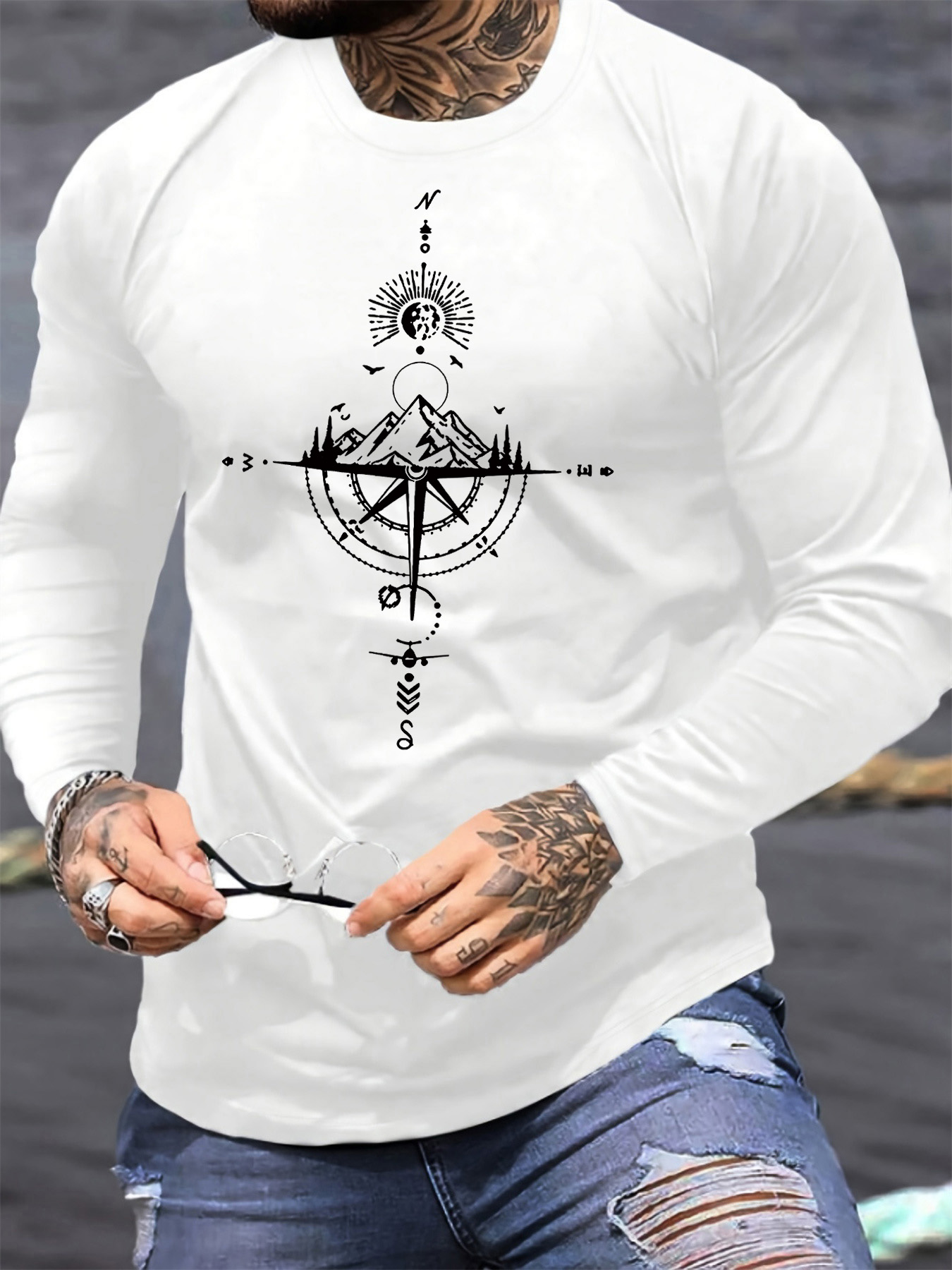 100% pure cotton men's long sl - Men'S Fashion 2025 评论和价格