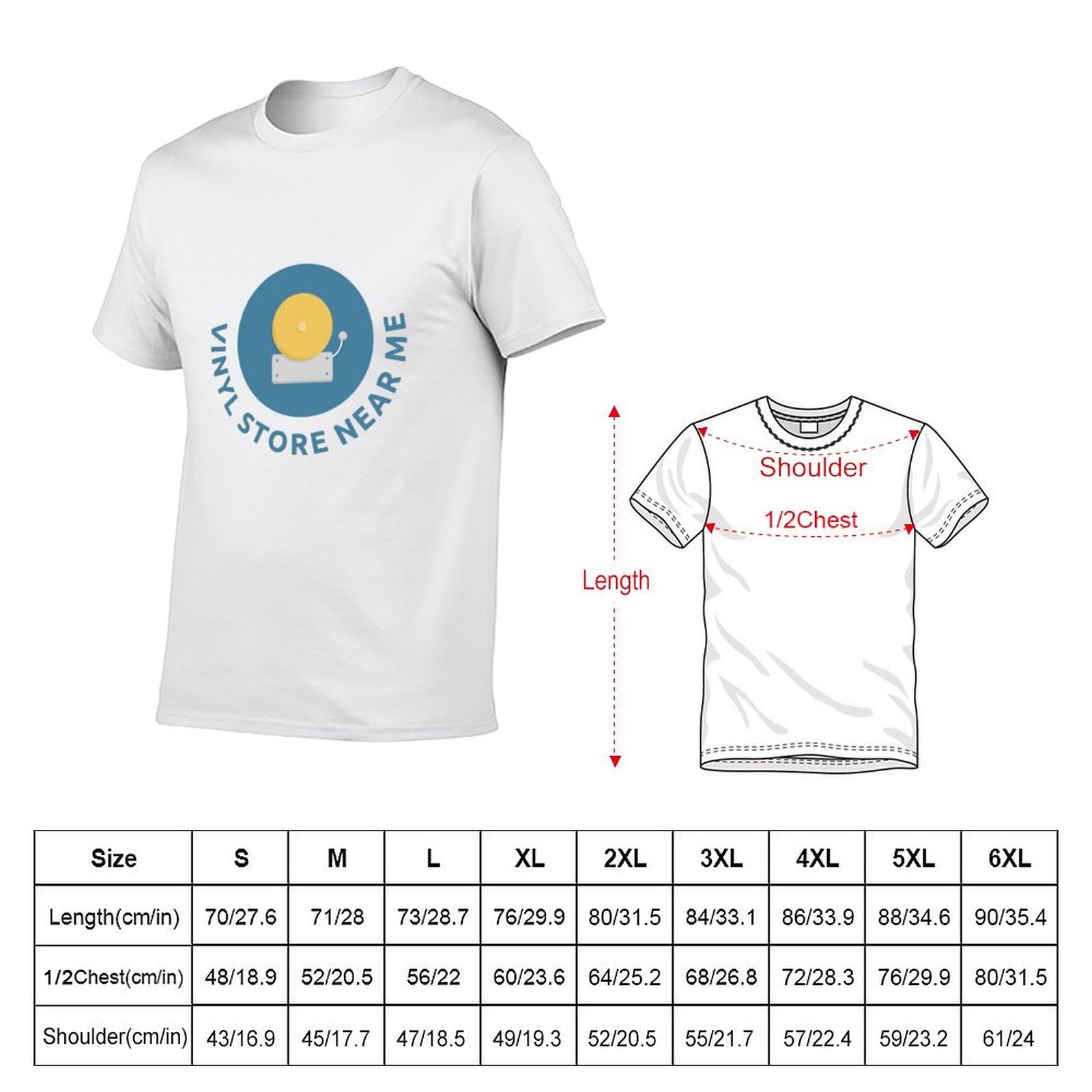 Vinyl store near me Tshirt T-S - Men'S Fashion Near Me 评论和价格