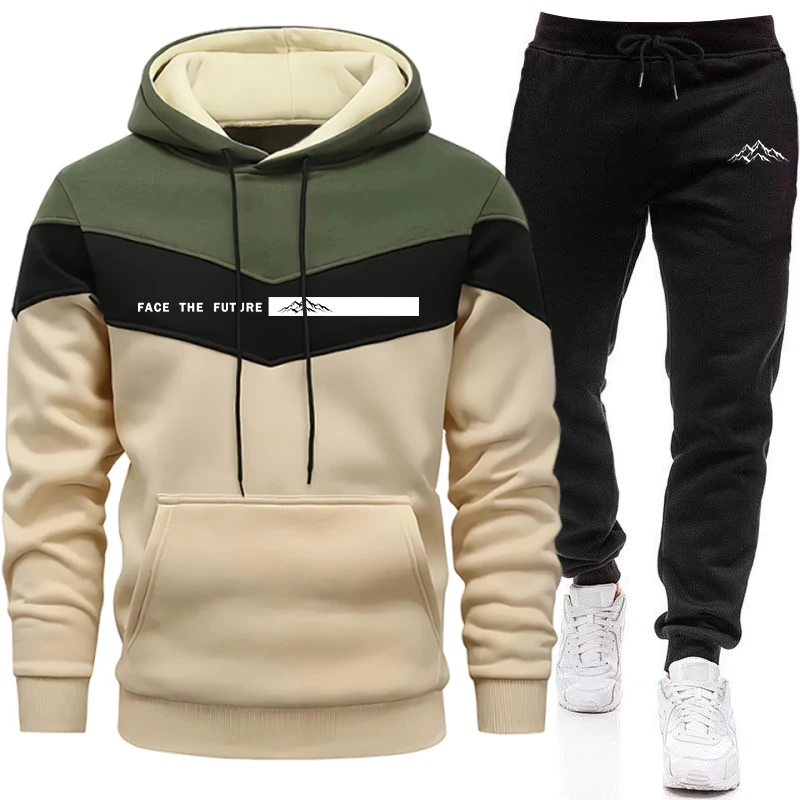 New Men's Tracksuit Fall Winte - Men'S Fashion Outfits 评论和价格