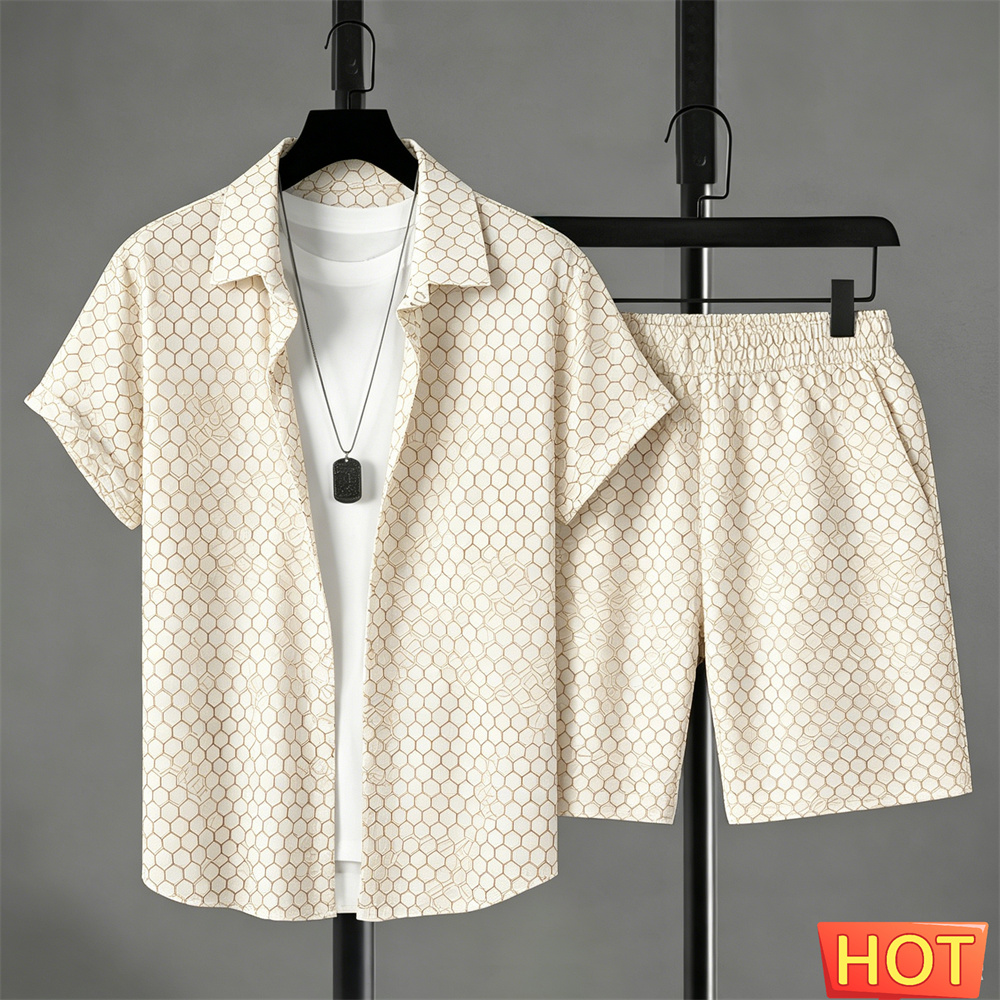 Summer Outfits Man Shirt Set G - Men'S Fashion Outfits 评论和价格