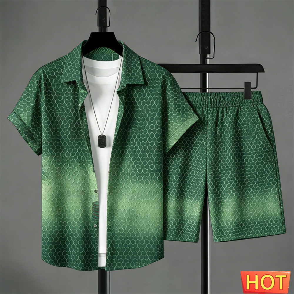 Summer Outfits Man Shirt Set G - Men'S Fashion Outfits 评论和价格