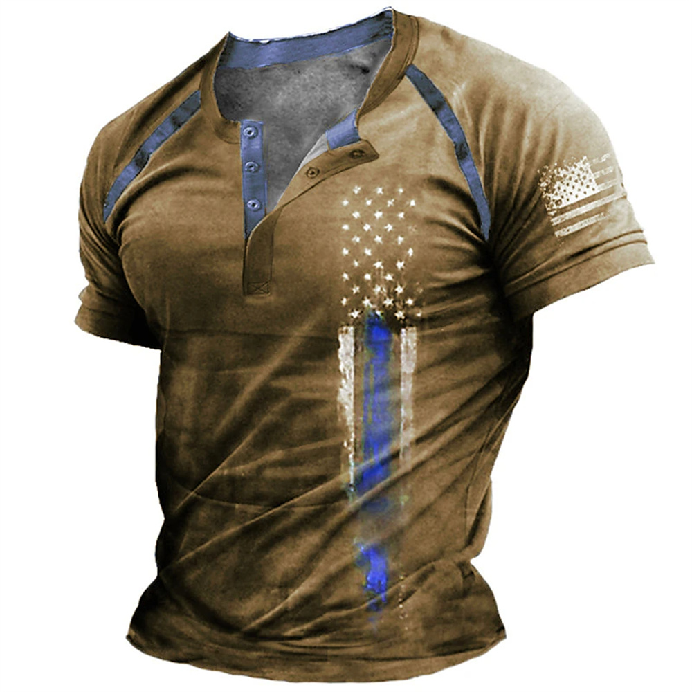 Funny 3D American Flag Print M - Men'S Fashion Outfits 评论和价格